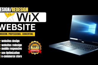 design, redesign or updates your wix websites