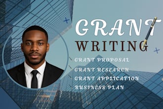do grant writing, grant proposals, grant research, apply for grant business plan