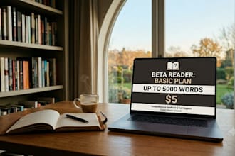 beta reader with complete feedback and support