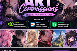 promote your arts kofi vgen to get sales and clients