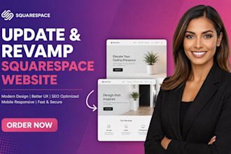 update squarespace website edit squarespace revamp squarespace website redesign