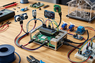 do raspberry pi iot project, embedded linux, python programming and automation