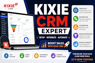 optimize kixie CRM setup, integration and sales automation