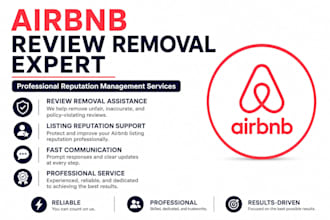 remove fake harmful airbnb and business reviews