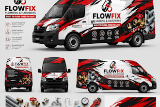 design vehicle wrap car van truck and fleet graphics