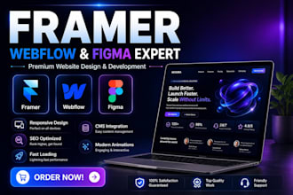 design framer website, framer landing page fix figma to webflow, figma to framer