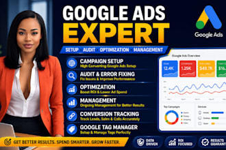 setup manage google ads adwords PPC campaign manager audit and optimization