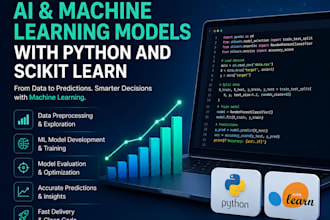 build ai and machine learning models with python and scikit learn