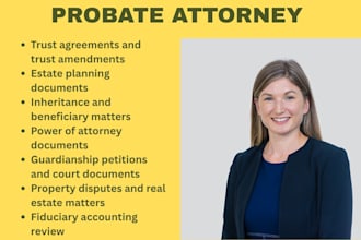 be your probate lawyer in california for successions, wills, inheritance,divorce