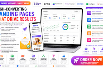 selzy ortto mailmodo verticalresponse sendx mailgen sendfox landing page design