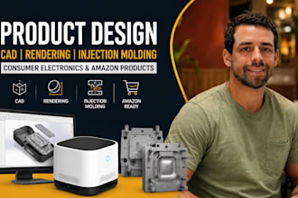 consumer electronics cad, amazon product cad, rendering, injection molding