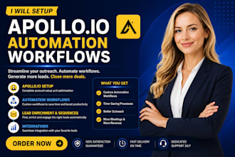 setup apollo io automation workflows