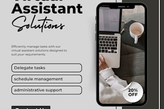 be you virtual assistant for data entry and accounting support