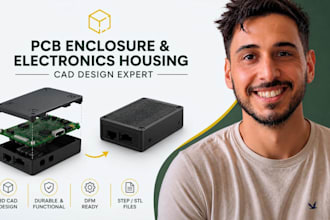 pcb enclosure design, electronics housing design, smart device cad expert