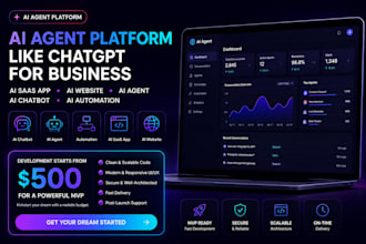 build ai saas app ai website ai agent ai chatbot ai automation custom chatgpt