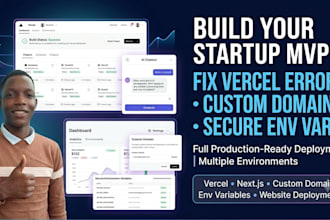 fix vercel deployment errors custom domain and env variables