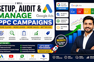 setup audit and manage google ads PPC