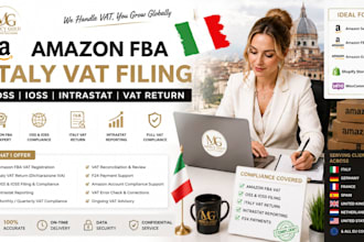 file amazon vat fba oss ioss italy vat return intrastat filing eu