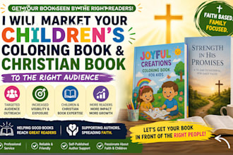 do effective children coloring book promotion christian book marketing