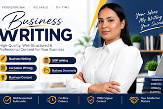 write professional business and corporate content
