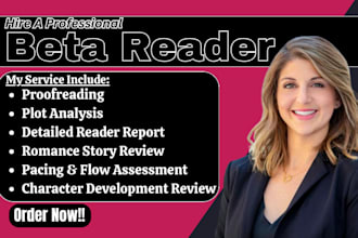 proofread edit poem literature fiction cozy mystery nonfiction novel beta reader