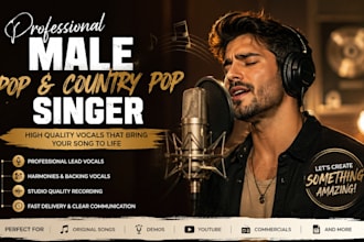 be your session male pop and country singer