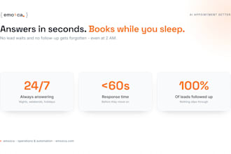 build an ai chatbot and SMS appointment setter for your business
