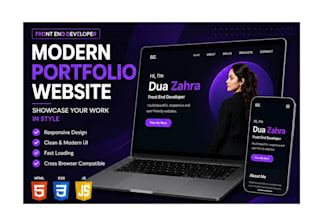 design and develop responsive portfolio websites