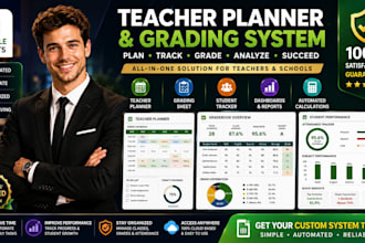 build an automated google sheets teacher planner and grading system