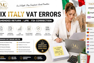 fix italy vat errors amended return lipe f24 correction vat penalty fixeu