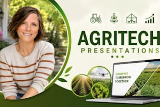 agritech investor presentation, farming powerpoint, agriculture PPT, canva pro