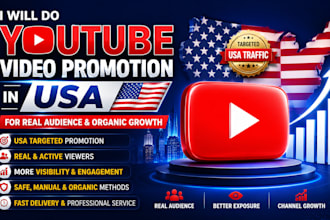 do youtube video promotion in USA