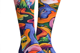 create custom 3d athletic socks design, 3d fashion socks