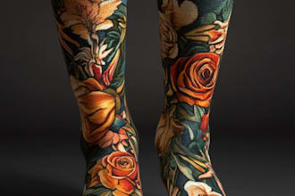 design a unique socks design