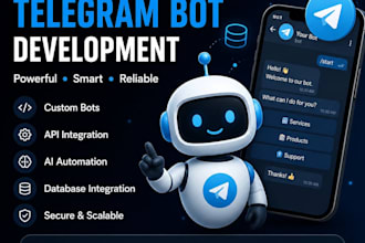 build a telegram crypto trading bot, volume bot, or ai chatbot with python