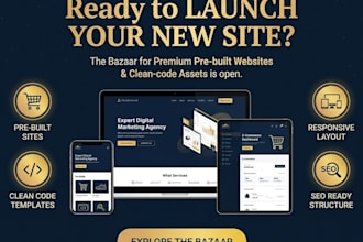 build, develop, design, redesign custom website as a webdev