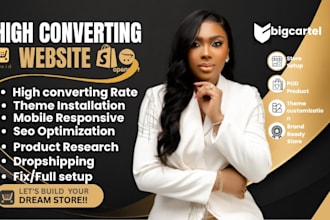 migrate or fix big cartel website ecwid bigcommerce opencart to shopify