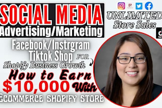 setup instagram facebook ads marketing tiktok shop setup for shopify store sales