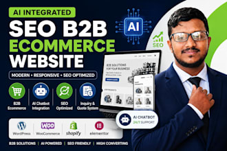 do ai integrated SEO b2b ecommerce website