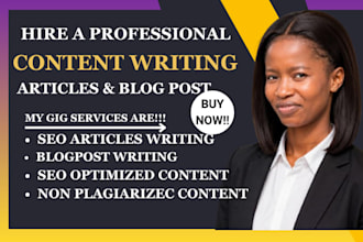 be your professional content writer