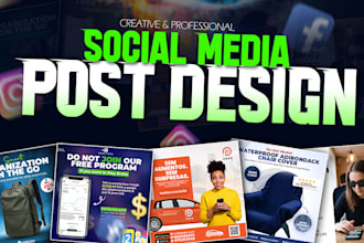 do social media design instagram post carousel design facebook ads design
