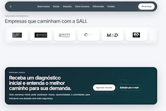 site profissional de consultoria
