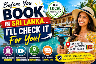 be your sri lanka travel assistant and hotel checker with real video proof