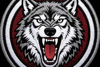 digitize embroidery logo and create dst pes emb files