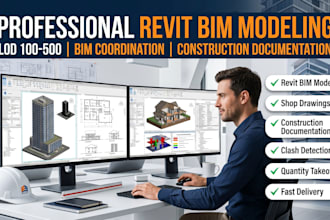 create a detailed bim model in revit for your construction project