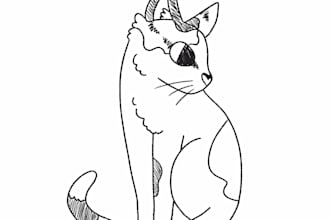turn your pet into a cute doodle illustration
