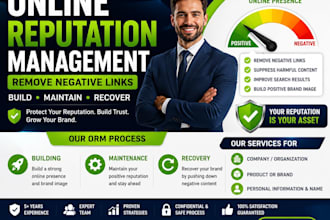 build online reputation management for businesses, brands personal names