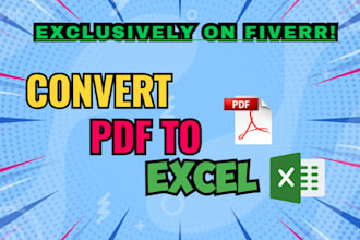 convert pdf files to excel