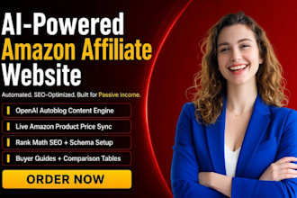 build an ai powered amazon affiliate website with autoblog and SEO