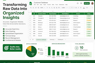 do data entry, typing and google sheets work